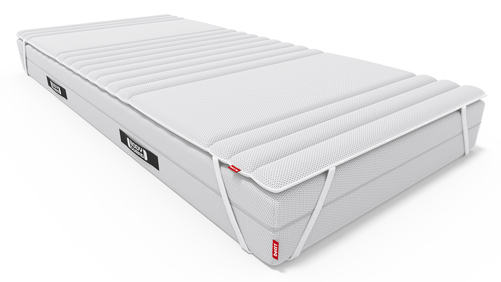 Surmatelas BODYGUARD® recouvre un matelas BODYGUARD® 