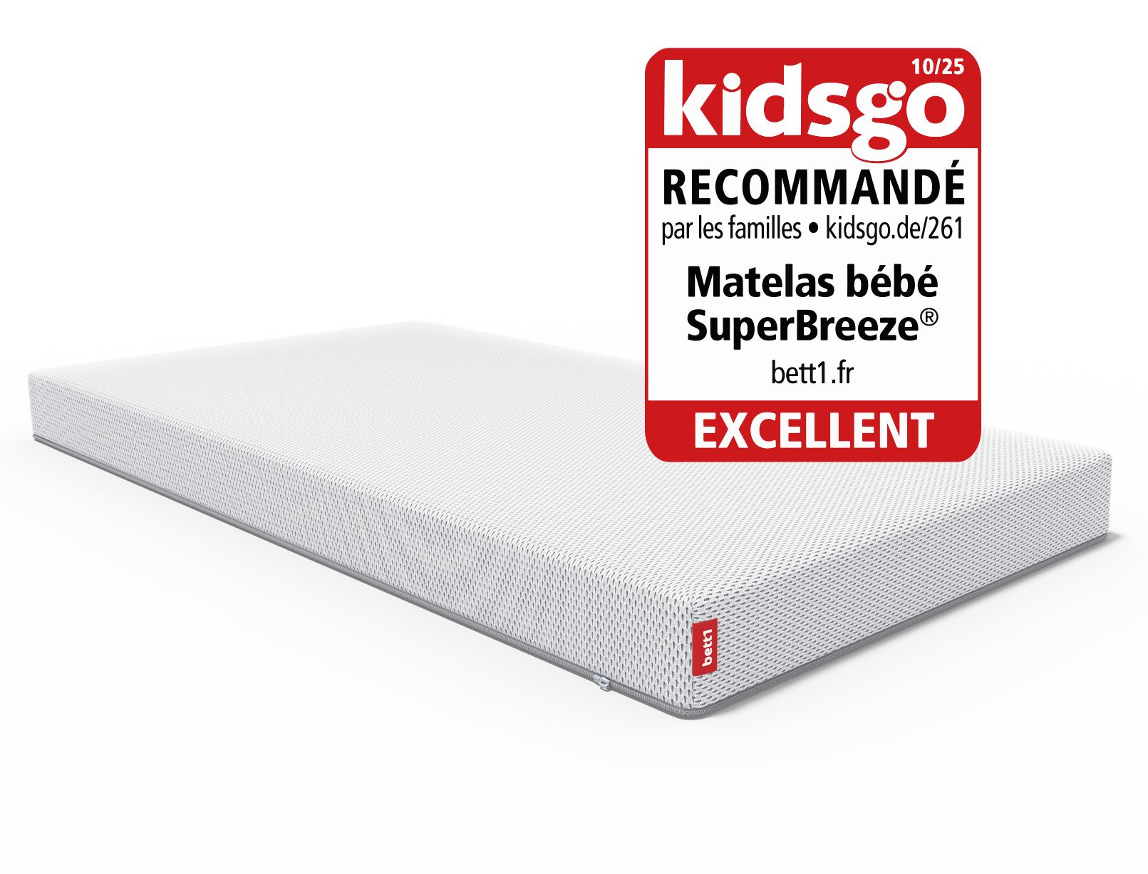 Au-dessus du matelas bébé SuperBreeze