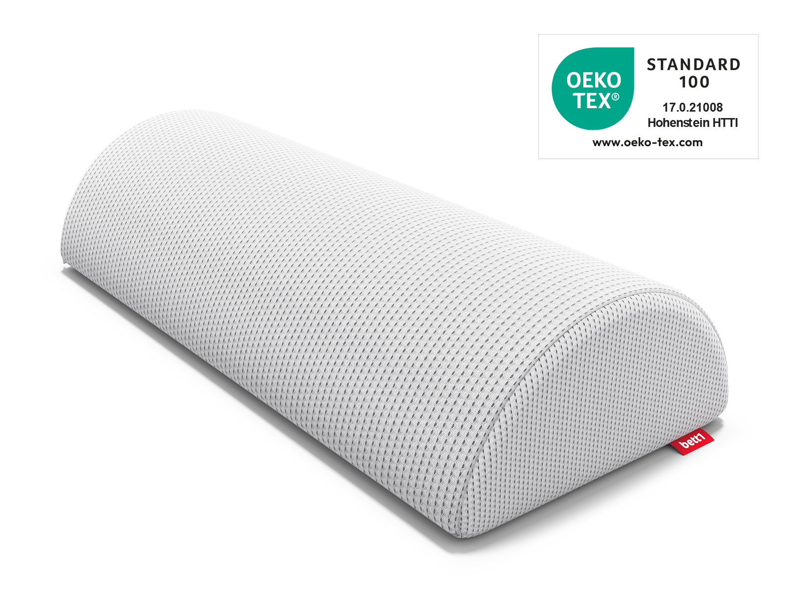 Traversin BODYGUARD®. Porte également le label Oeko-Tex® Standard 100.