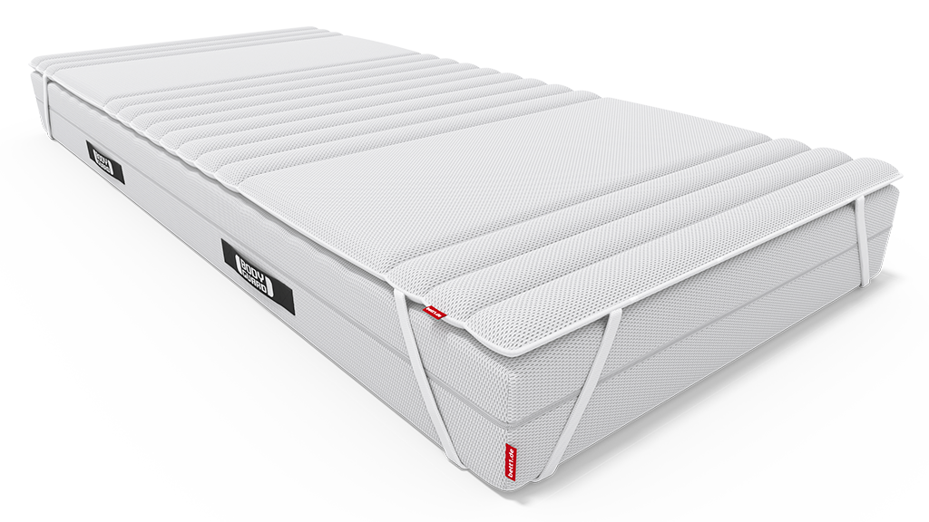 Surmatelas BODYGUARD® recouvre un matelas BODYGUARD® 