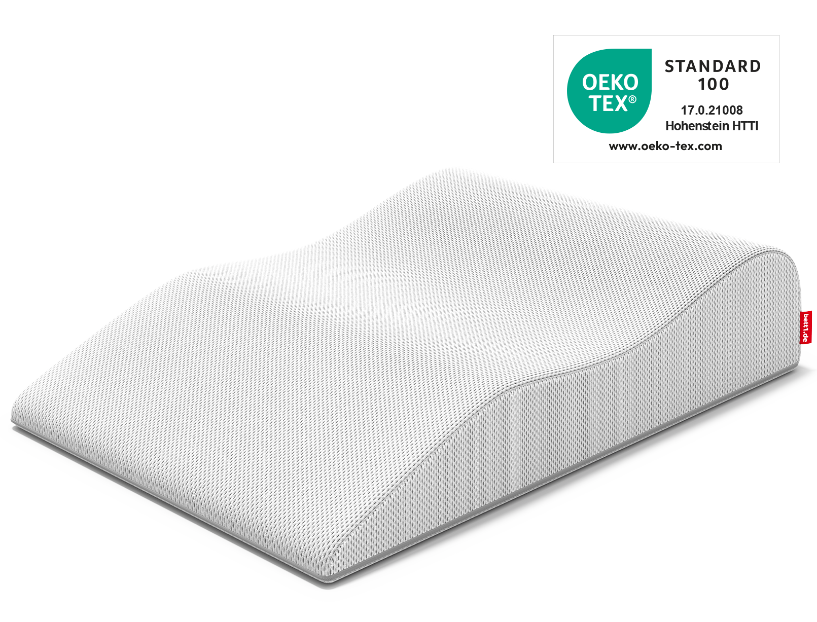 Repose jambes BODYGUARD®. Porte également le label Oeko-Tex® Standard 100.